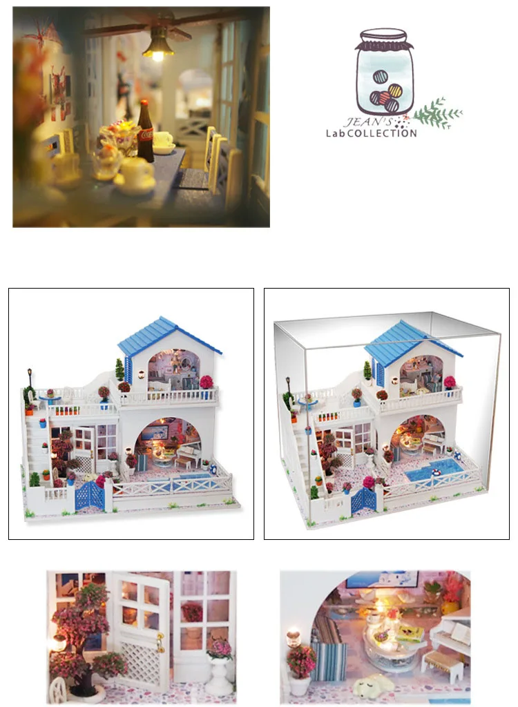 Кукольный дом мебель Diy Миниатюрный пылезащитный чехол 3d Деревянный Miniaturas кукольный домик игрушки для детей подарок на день рождения романтическое путешествие