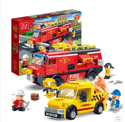 BB Model Compatible with Lego BB7111 393Pcs Fire Engine Models Building Kits Blocks Toys Hobby Hobbies For Boys Girls BB Model Compatible with Lego BB7111 393Pcs Fire Engine Models Building Kits Blocks Toys Hobby Hobbies For Boys Girls
