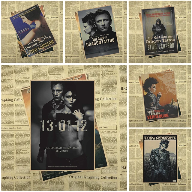 Best Offers The Girl with the Dragon Tattoo Movie Kraft Paper Poster Bar Cafe Living Room Dining room Wall Decorative Paintings Home Decor Best Offers The Girl with the Dragon Tattoo Movie Kraft Paper Poster Bar Cafe Living Room Dining room Wall Decorative Paintings Home Decor