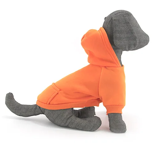 Зимняя одежда для собак PETASIA для маленьких собак, модная Толстовка для щенков, теплая одежда для домашних животных, куртка для собак, одежда для йоркширов, чихуахуа - Цвет: Orange Dog Clothes