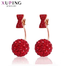 Xuping מעצב אופנה עגילי נשים Drop נירוסטה תכשיטי מעודן משפחת מסיבת מתנה S182.9/S183.5/S183.6- 9886(China)