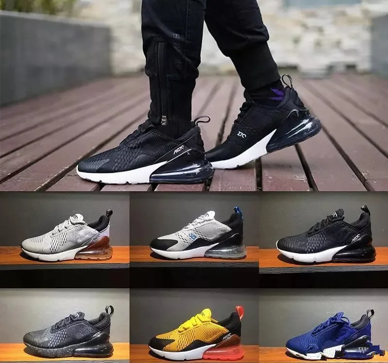 2019 New 270 Running Shoes Air Mens Flair Triple Sneakers Medium Olive Vapormax Tn Max 27c Womens 36-45