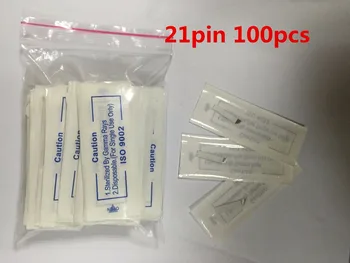 

21pin 100pcs Permanent Makeup Needles Eyebrow Microblading Manual Blades