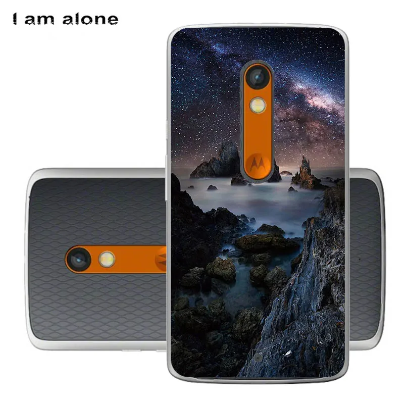 Чехлы для телефонов I am alone для Motorola Moto X Play, 5,5 дюймов, жесткий пластиковый мобильный Модный чехол с рисунком для Moto X Play - Цвет: PC U30