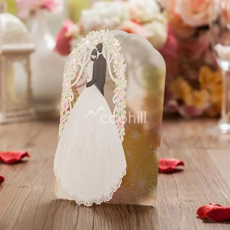 50set Bride And Groom Wedding Invitations Paper Card Invites Party 50set Bride And Groom Wedding Invitations Paper Card Invites Party Arch Decoration Favors Personalized Convite Do Casamento On Aliexpress Alibaba