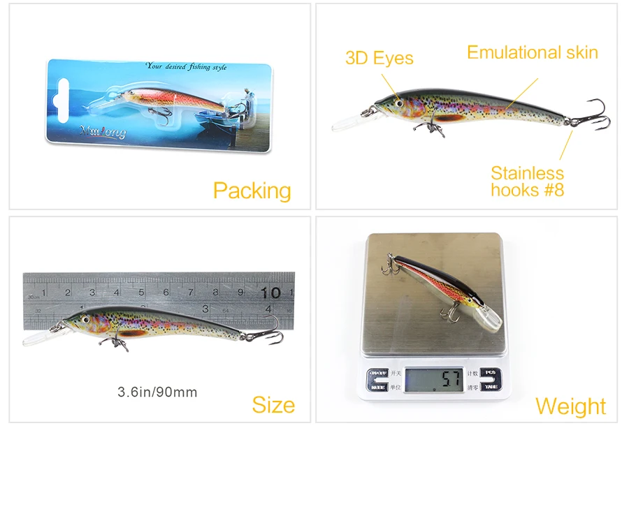 Minnow Fishing Lure Crankbaits 06