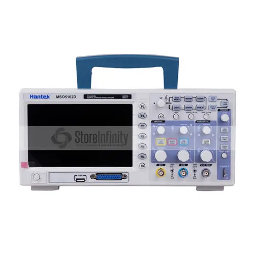 

Hantek MSO5102D 100MHz 2 Ch 1GSa/s Oscilloscope 16Ch Logic Analyzer 2in1