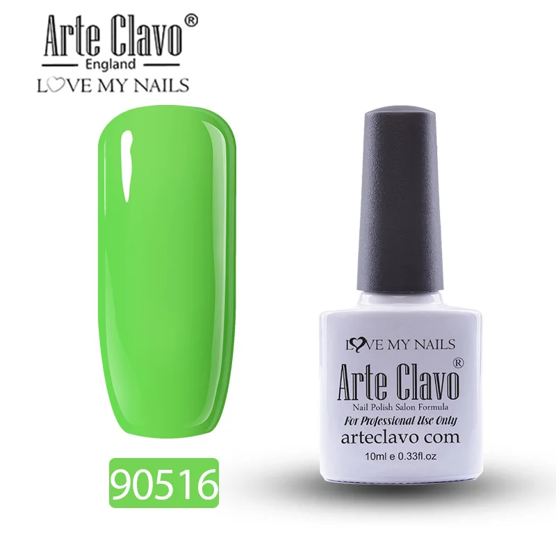 Arte Clavo 79 цветов гель лак для ногтей основа и верхнее покрытие необходимо замачивать УФ Гель-лак для ногтей Дизайн гель лак - Цвет: 90516