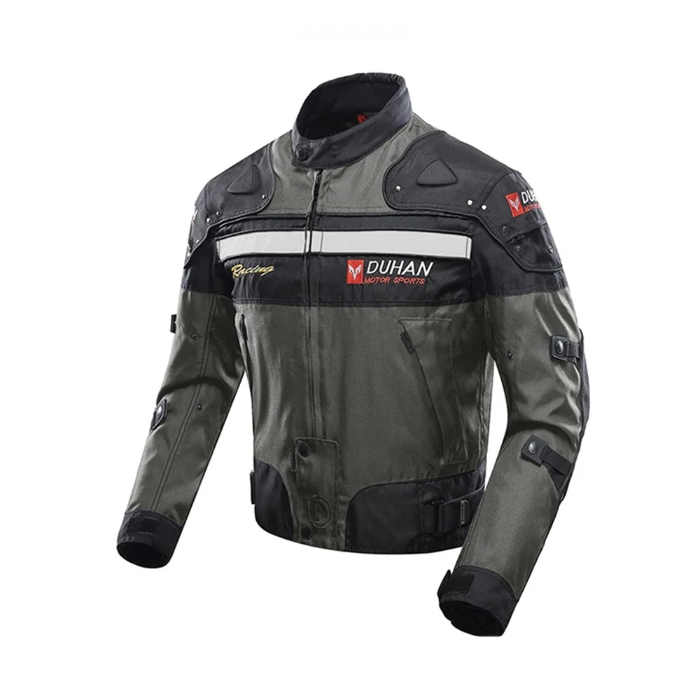 DUHAN мотоциклетная куртка для верховой езды ветрозащитная мотоциклетная Защитная Экипировка для всего тела осенние зимние мото костюмы