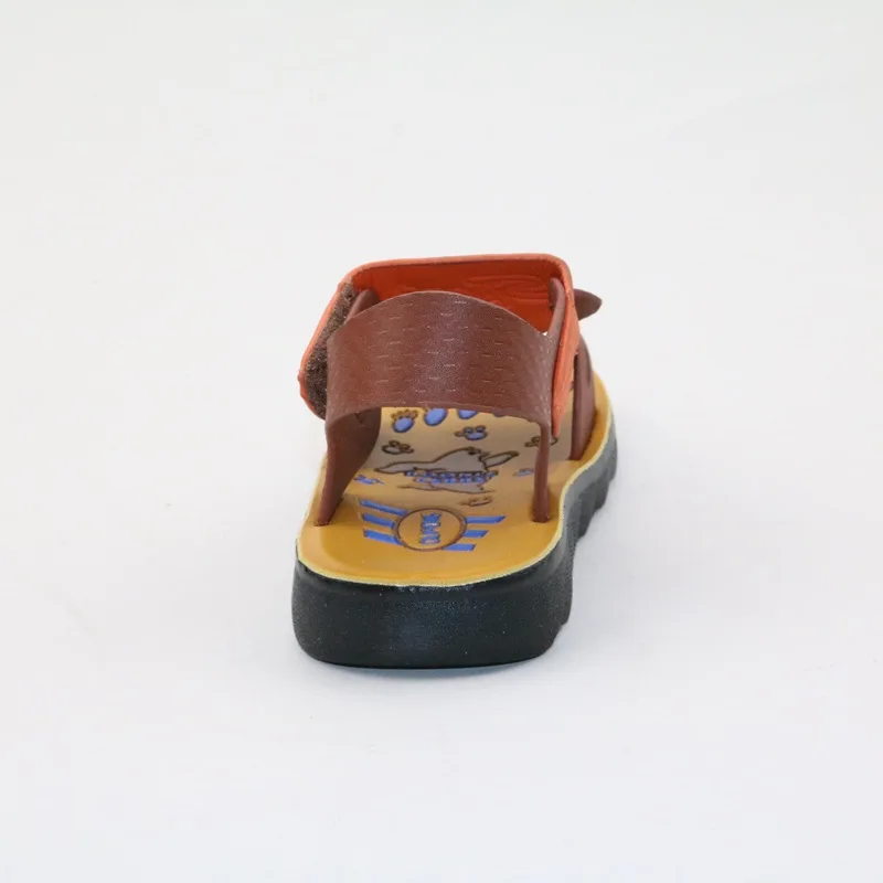 JUSTSL/Лидер продаж г. летняя новая Повседневная пляжная обувь для мальчиков, милые детские Нескользящие открытые дышащие сандалии с рисунком