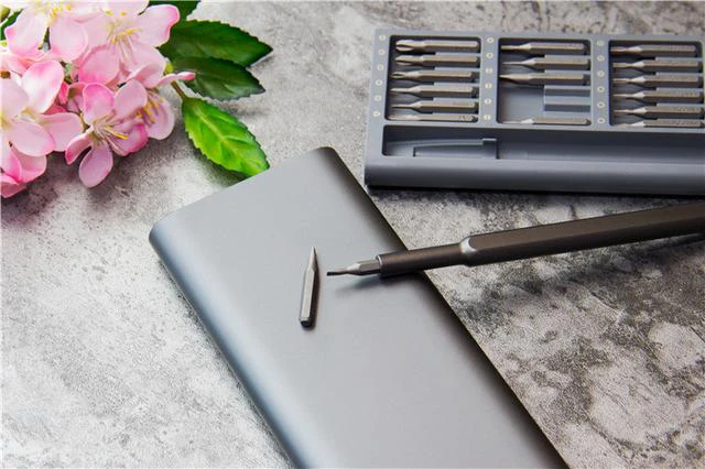 Набор винтов Xiaomi Mijia Wiha для ежедневного использования, 24 прецизионных магнитных бита, аллюминевая коробка, отвертка xiaomi, комплект для умного дома