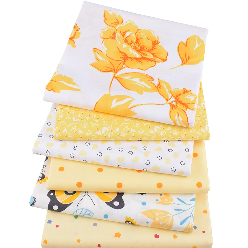 Printed Twill Cotton Fabric for DIY Sewing & Quilting,Cute Cartoon Pattern,Patchwork Quilt Bundle,Sewing Material for Child