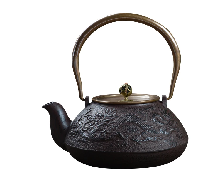 

1300ml Authentic Japanese Cast Iron Teapot Set Tea Pot Tetsubin Kettle Drinkware Kung Fu Infusers Metal Net Filter Cooking Tools