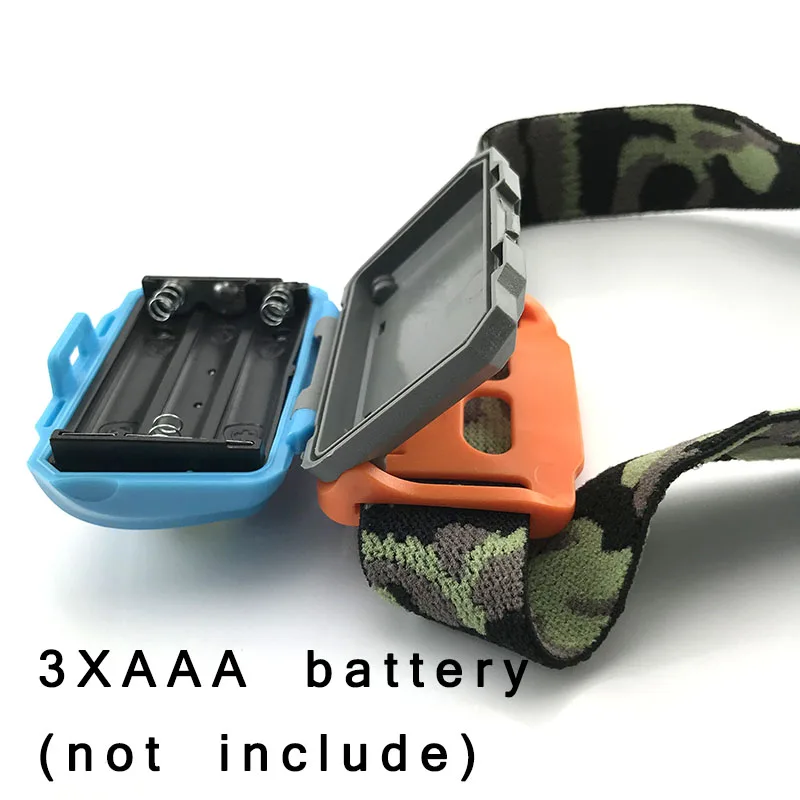 Mini COB led frontal headlamp flashlight high power head light torches lamp headlight AAA battery super bright fishing camping