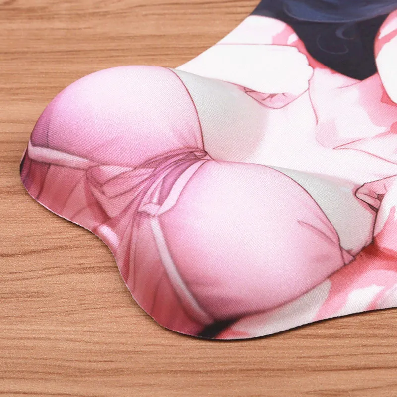  FFFAS Wrist Rest Mouse Pad Mat 3D Bust Breast Mousepad Man Gift Japan Table Cushion PC Mobile phone
