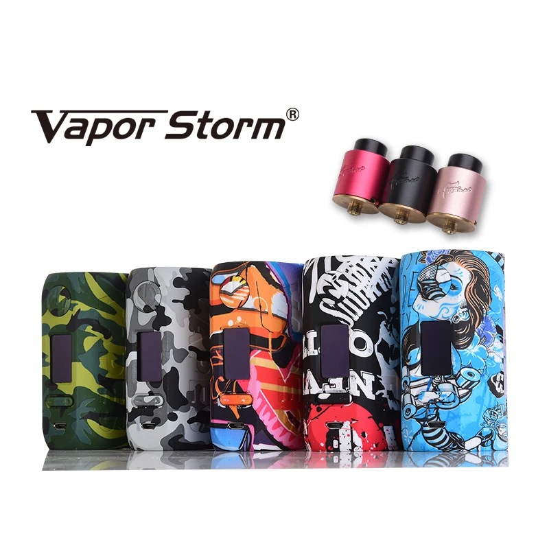 

Vapor Storm Storm230 Bypass 200W VW TC Box Mod Vapes Fashion Mod Support Dual 18650 Battery Electronic Cigarette RDA RBA RDTA