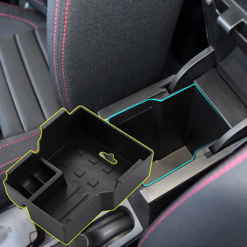 

1pcs Interior Armrest Box Container Storage Organizer For Suzuki Vitara Escudo 2016 - 2018 car Accessories