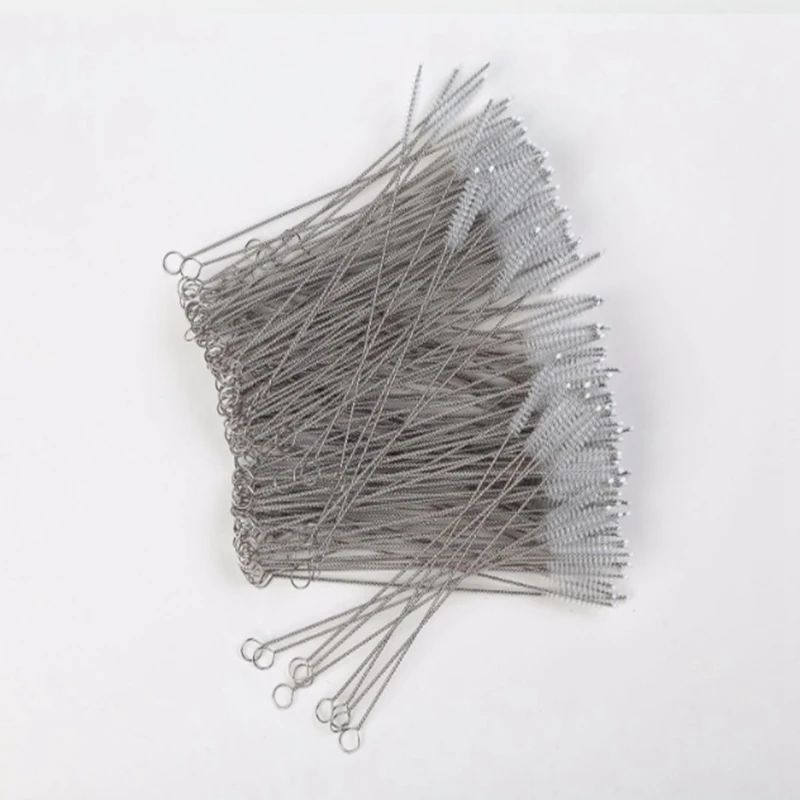 

100pcs/lot Free shipping 175mm Drinking Straws Brushes Pipes Brush Cleaning Brush for Glass stainless steel Straws Cleaner