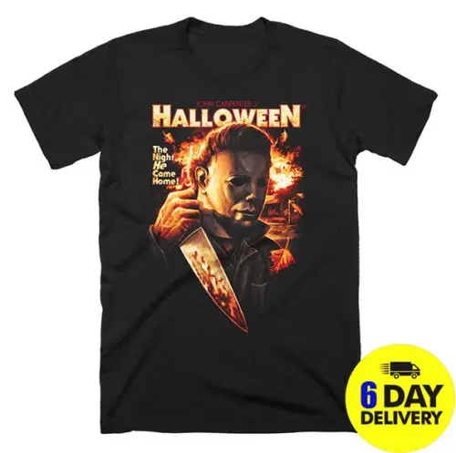 

Halloween Neighborhood Creep T-Shirt Michael Myers Come Home Cartoon t shirt men Unisex New Fashion tshirt free shipping funny