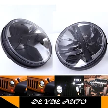 Для 1992-2006 Hummer H1 2003-2009 Hummer H2 Jeep wrangler JK Приглашаем посетить наших заказчиков выставку CJ TJ светодиодный 7 дюймов фар " Рабочая лампа Ближний или Дальний свет ip68
