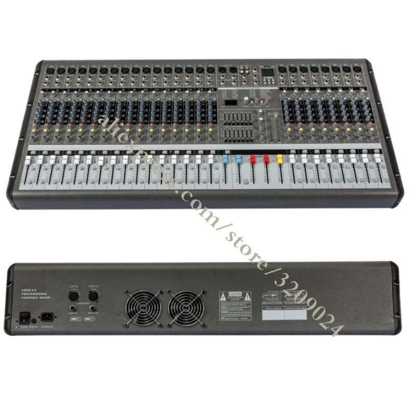 High power Export Mixer High Power 24 Channel Mixer Stage Performance Equipment OEM with USB Recording