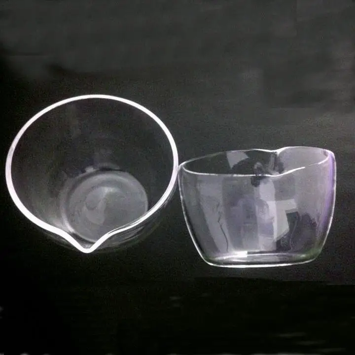 Кварцевая тарелка с плоским дном для испарения, кастрюля для испарения, тарелка для испарения для лаборатории
