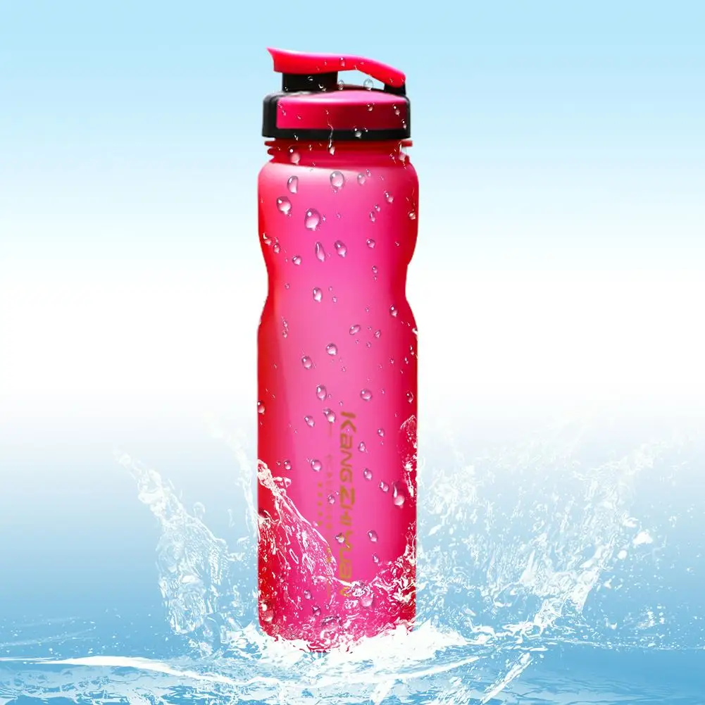 1L قدرة كبيرة البلاستيك كبيرة BPA المياه مجانا زجاجة 1 لتر/34 أوقية الرياضية مانعة للتسرب تأمين قفل غطاء كسر مقاومة الرياضية