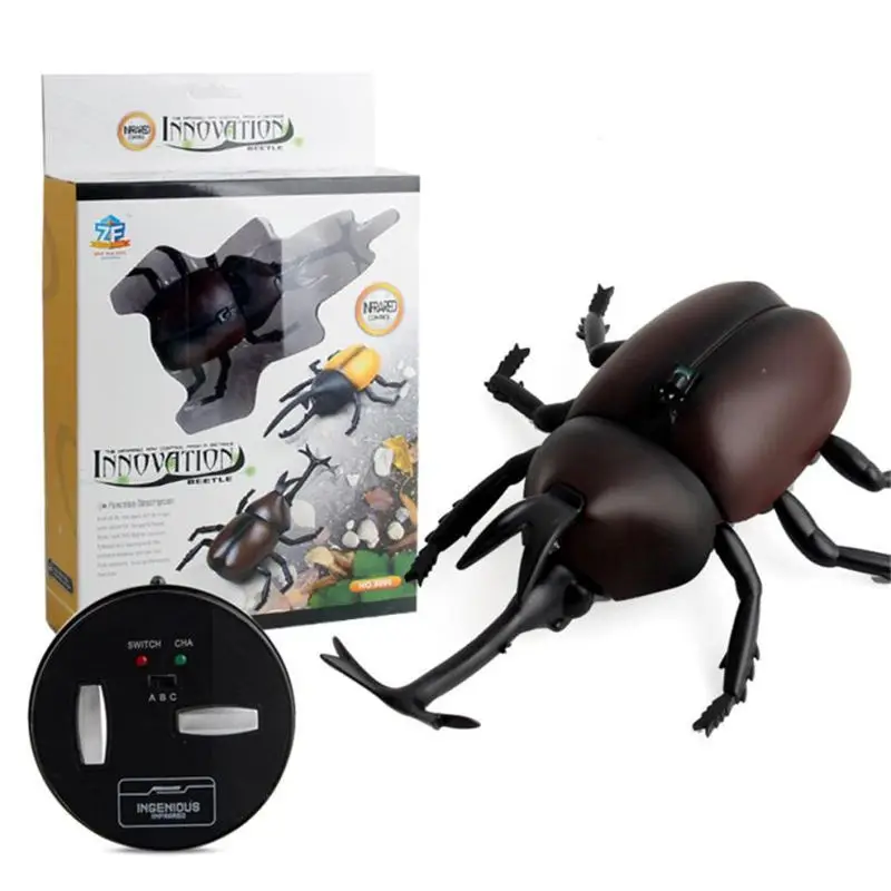 

Creative Mini High Simulation Animal Beetle Infrared Remote Control Gift Educational Toy Kids Children Baby Toys New Arrival