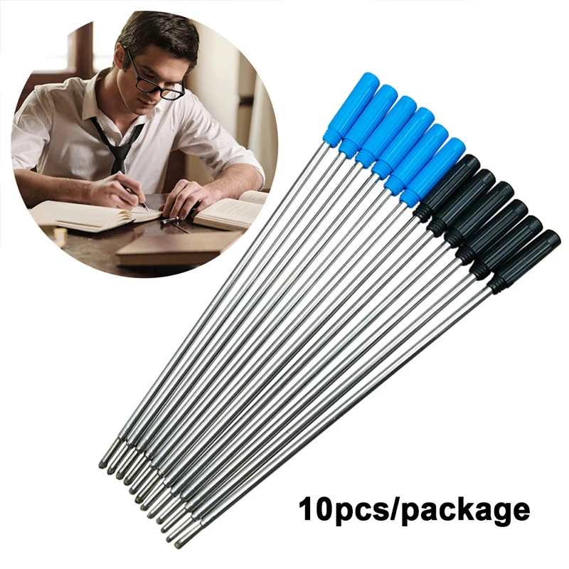 

10pcs/Lot Roller Ball Pen Refills Pen Refills Ballpoint Pen Refills Replacement Pen Accessories Durable Drawing Professional