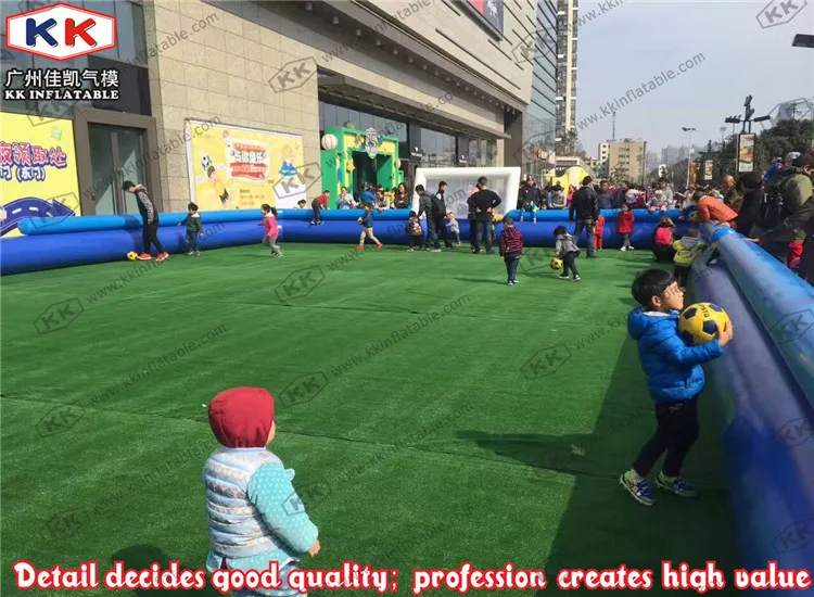 Детский Надувной футбольное поле, безопасные надувные Футбол играть Arena надувные поле для регби