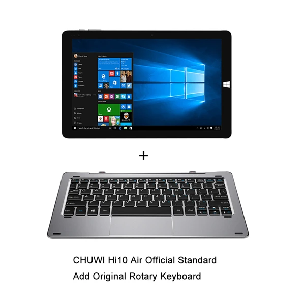 Add Keyboard CHUWI Hi10 Air Intel Cherry Trail-T3 Z8350 четырехъядерный Windows 10 планшет 10,1 дюймов 1920*1200 4 Гб ОЗУ 64 Гб ПЗУ type-C 2 в 1 планшет - Комплект: Add Keyboard