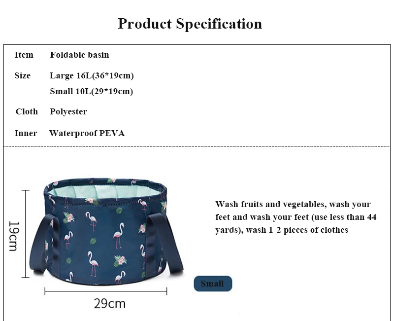 Складной походный таз, портативный, для путешествий, для хранения, умывальник, водонепроницаемый, складной, ведро для ног, массажная, расслабляющая, сумка для ванной