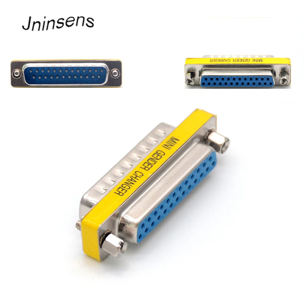 

Common DB25 Mini Gender Changer 25 Pin Converter Adapter DB25 to DB25 Male to Female Parallel Port Printer Adapter