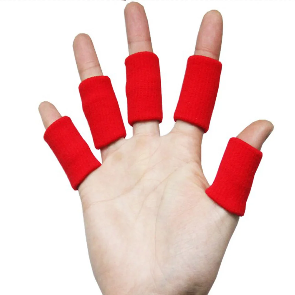 Buy 10Pcs Sports Finger Splint Guard Bands Bandage Support Wrap Basketball