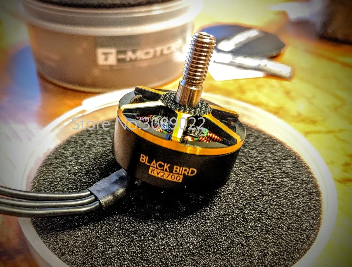 Т Мотор Black Bird Edition 2207 2700kv бесщеточный двигатель совместимый с 4 5S w/ T5143 пропеллеры