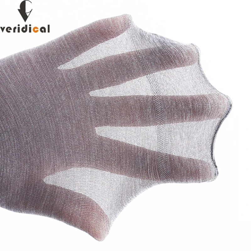

VERIDICAL 10 pairs/lot nylon short socks for men summer meia brand calcetines sox business work solid thin mans socks fashion