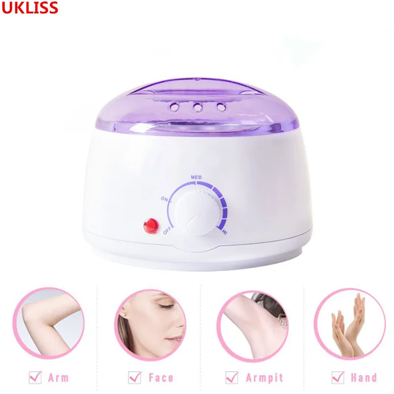 

Depilatory Paraffin Heater Warmer Wax Heater Hair Removal Tool Bean Kit 100pcs Mini SPA Hand Epilator 110V-240V