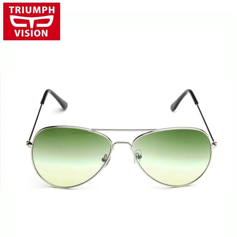 TRIUMPH очки для зрения de sol Feminino синие солнцезащитные очки для женщин для вождения пилота зеркальные линзы медная оправа солнцезащитные очки женские оттенки - Цвет линз: 011