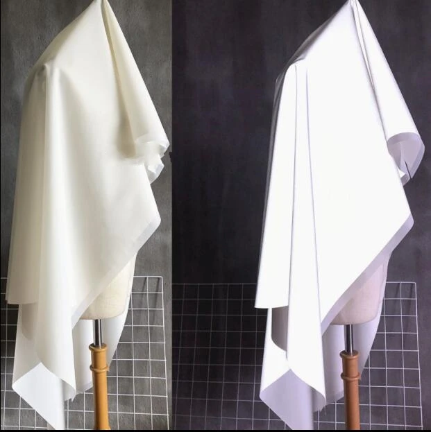 

140cm Bright white reflective luminous fabric safety warning special materials diy textiles wedding cloth laser fabric C556