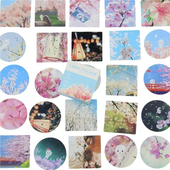 

40 Pcs/box Cute Cherry Mini Paper Sticker Set Decoration Diy Diary Scrapbooking Sealing Sticker Kawaii Stationery