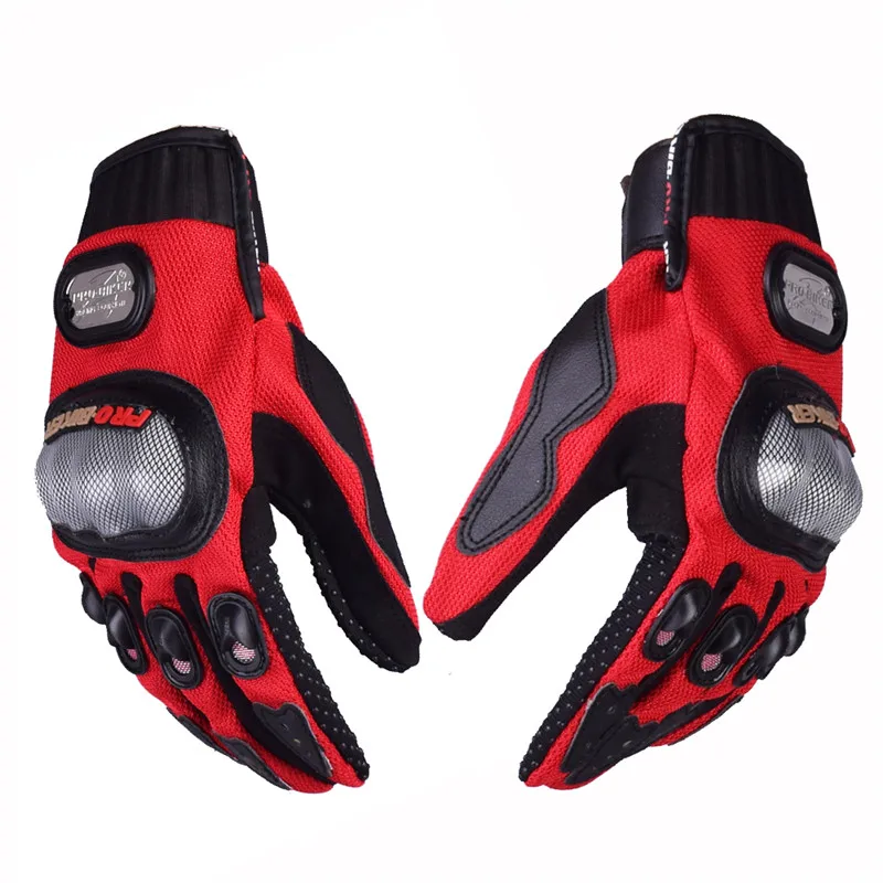 PRO-BIKER moto rcycle перчатки Luva moto queiro Guantes moto cicleta Luvas de moto Ретро moto cross перчатки Gants moto - Цвет: MCS01A Red