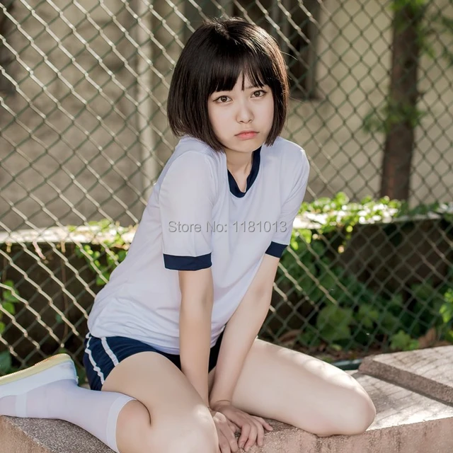 Traje de baño de estilo japonés para mujer, ropa deportiva, pantalones bombachos deportivos, Cosplay, para - AliExpress