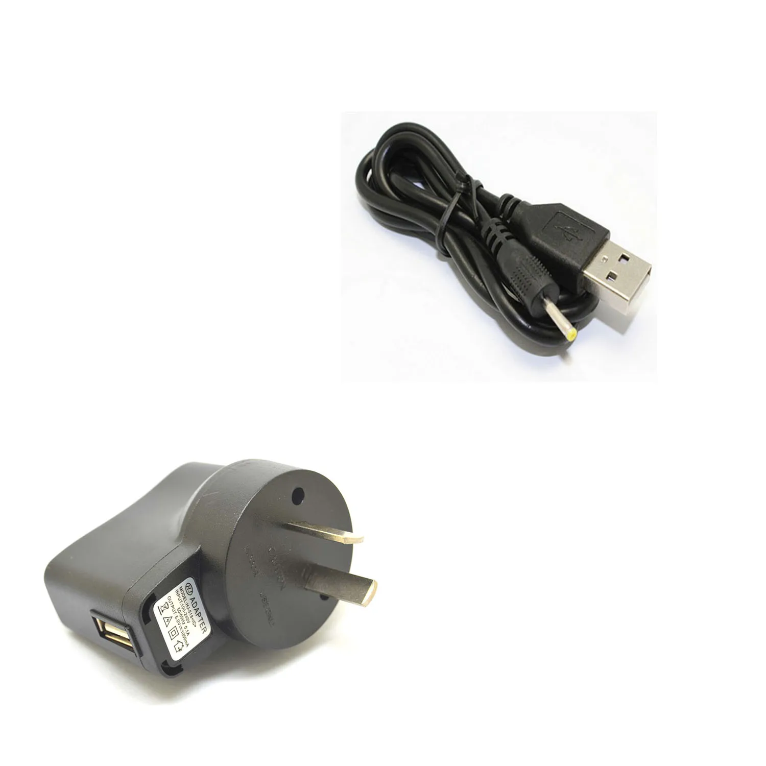 Настенное автомобильное зарядное устройство USB 2,0 A папа до 2,5x0,7 мм штекер постоянного тока зарядное устройство кабель 5 В 2,5 мм* 0,7 мм