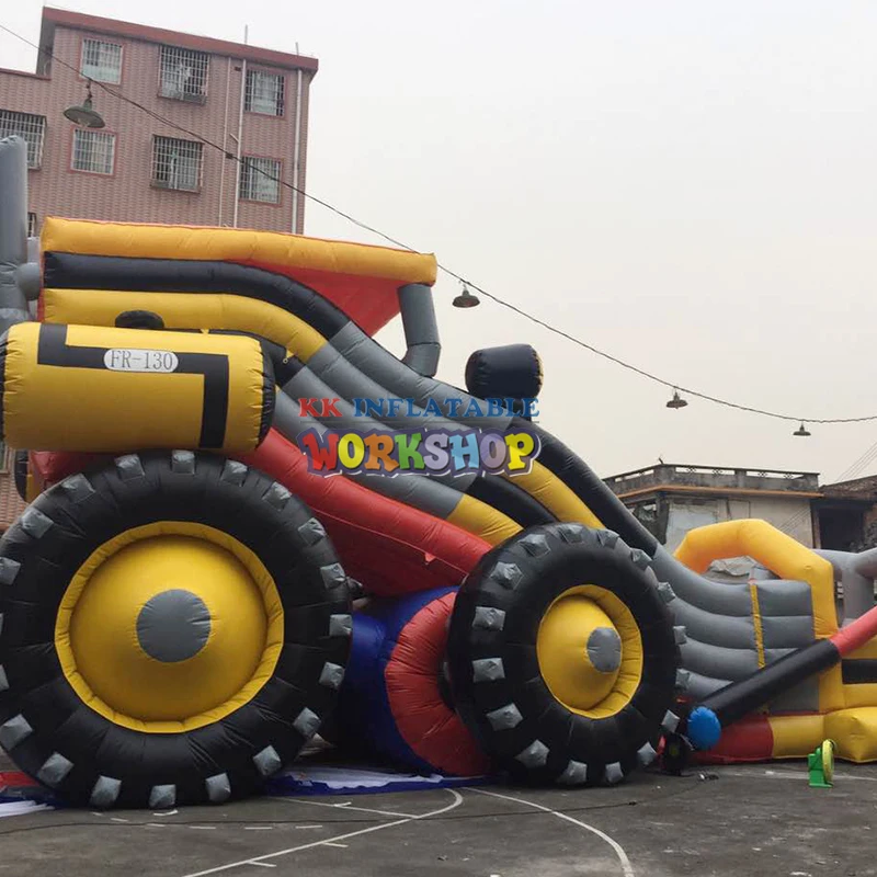 KK Commercial customized inflatable slide double lane car | Игрушки и хобби
