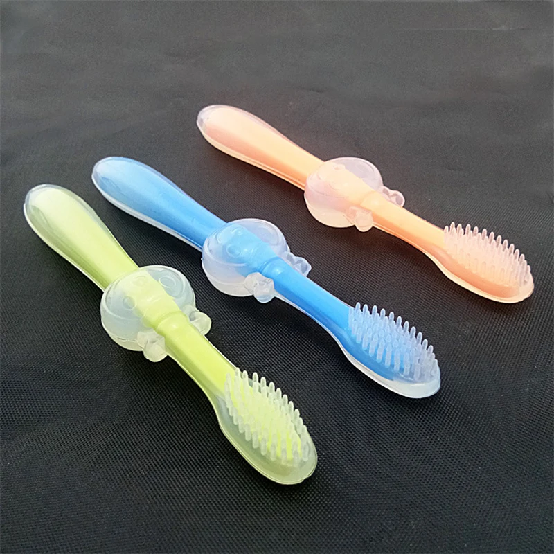 Baby Infants Kids Soft Safe Bendable Teether Training Mitten Teething Toothbrush Brush Dental Care DropShip Baby Infants Kids Soft Safe Bendable Teether Training Mitten Teething Toothbrush Brush Dental Care DropShip