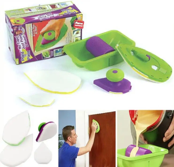 lohome's Decorative Paint Roller and Tray Set Painting Brush paint pad