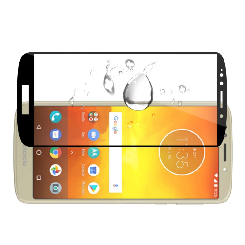 2 шт. полное покрытие закаленное стекло для Motorola Moto E5 Play GO Защитная пленка