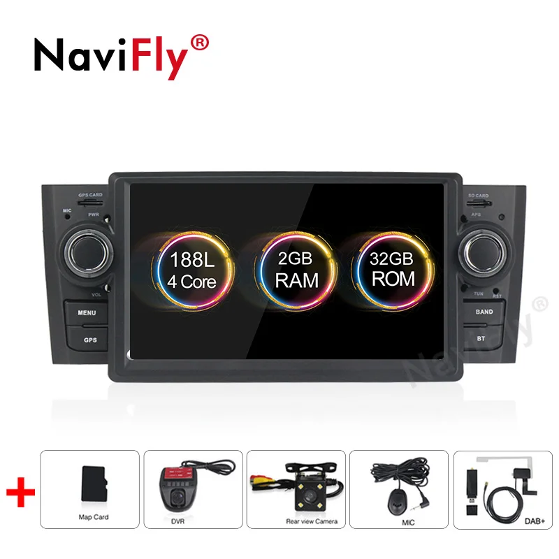 

Android9.1 Car Multimedia player Car Radio DVD For Fiat/Grande/Punto/Linea 2007-2012 Radio FM steering Radio RDS WIFI MIC GIFT