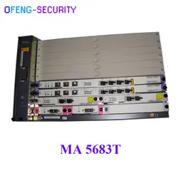 Мини huawei MA5683T 10 г OLT с сервисные платы GPFD C + Fttb/Fttc/Ftth GPON EPON OLT (шасси + 2 xSCUN + 2 xPRTE + 2x GICF)