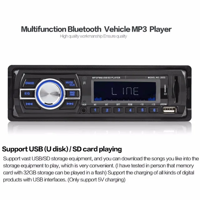 Cheap In-Dash Car Audio Stereo FM Aux Input Receiver SD USB MP3 Radio Player Remote Control Cheap In-Dash Car Audio Stereo FM Aux Input Receiver SD USB MP3 Radio Player Remote Control